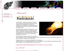 Tablet Screenshot of firecircles.de